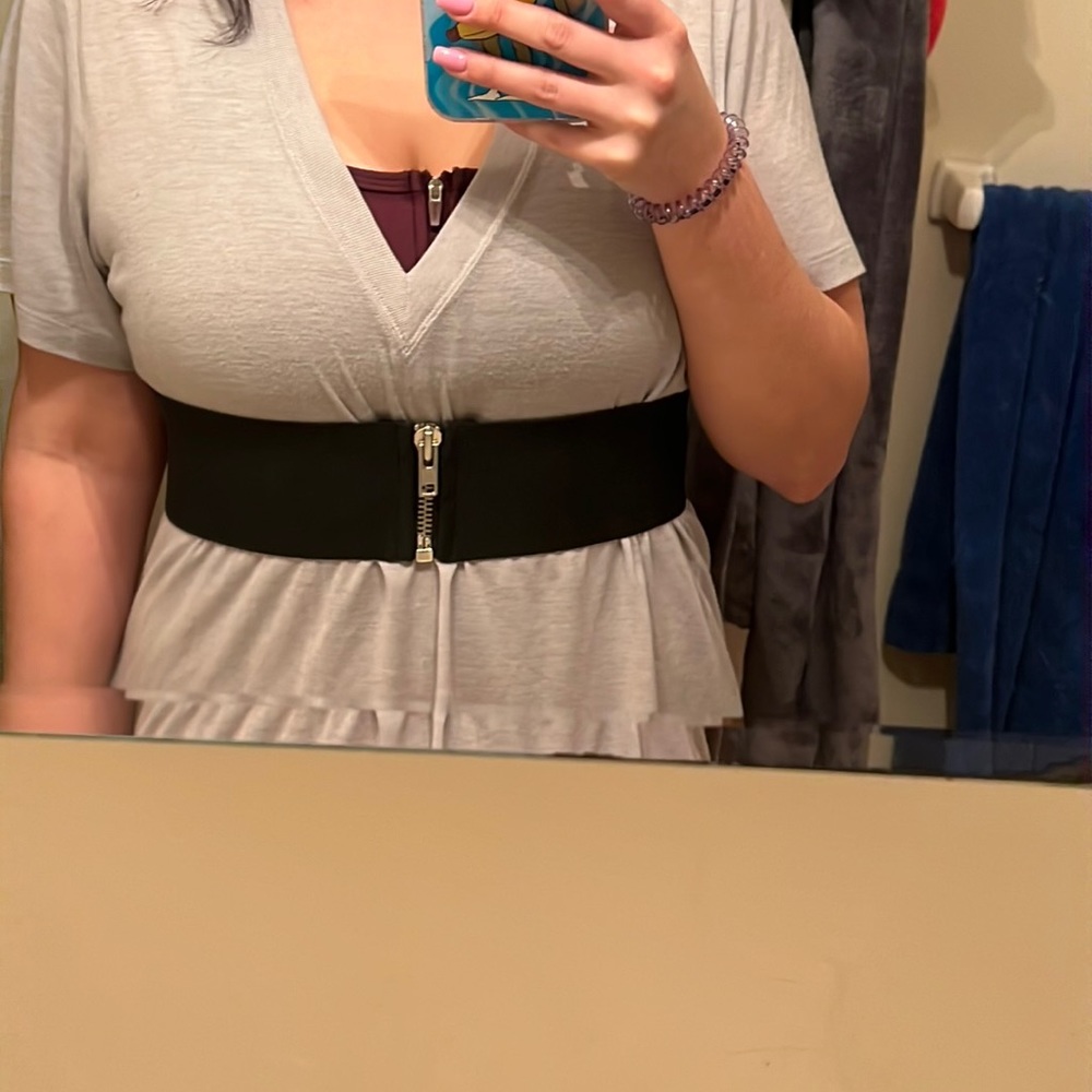 Elastic high waist belt